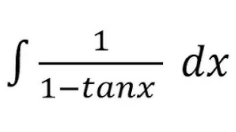 Integration of 1/1-tanx dx | NCERT Ex 7.2 Q 34 Class 12 Maths | Integration by Bablu Sir in Hindi