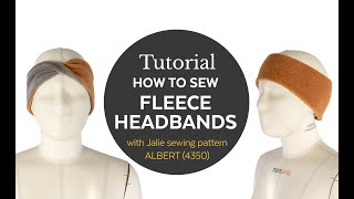 How to sew headbands - (Jalie pattern 4350 Albert - Pack 3)