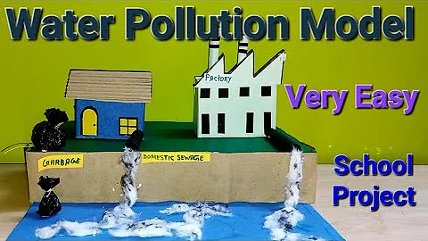 How to make water Pollution Model for School exhibition/Pollution Model sst project/Kansal Creation