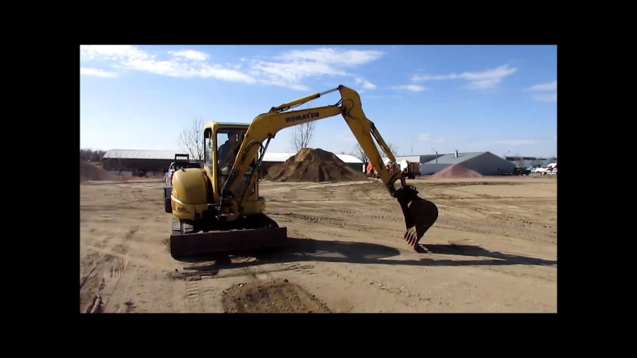 Komatsu Pc40mrx Compact Excavator For Sale Sold At Auction April 16 15 Youtube