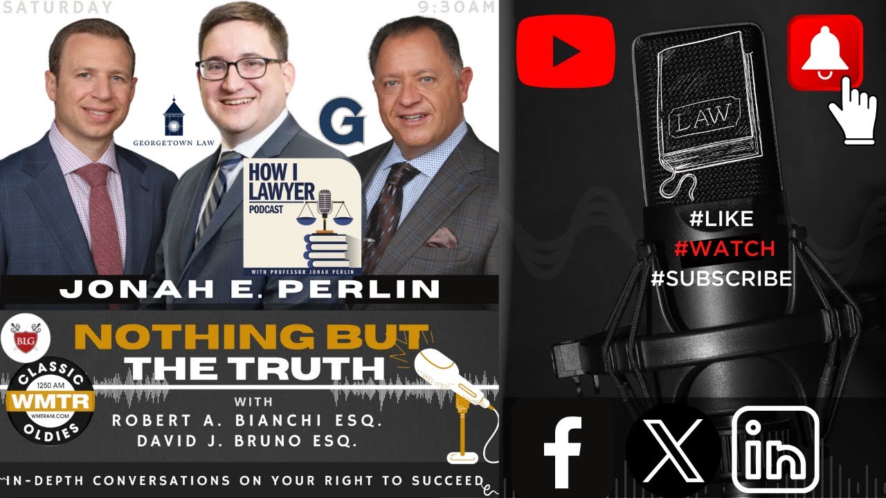 Law Professor Jonah Perlin On Career Development, AI and Attorney Wellness on #NOTHINGBUTTHETRUTH