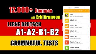 Deutsch Lernen A1 A2 B1 B2 Grammatik Übung Gratis