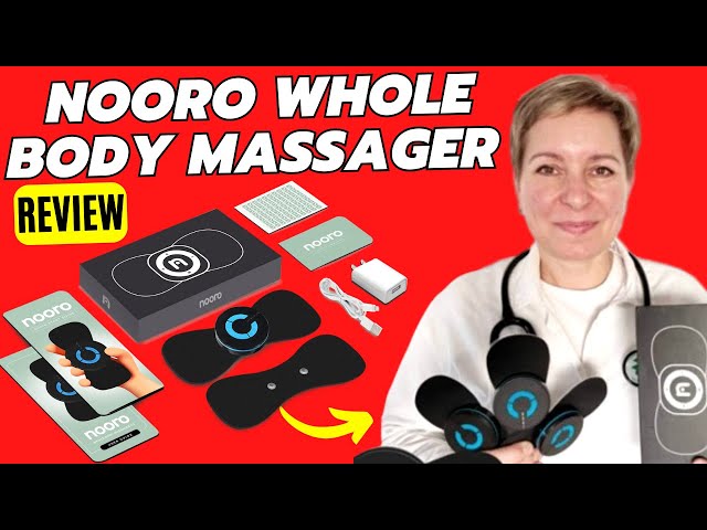 Nooro Whole Body Massager in 2023  Body massage, Pain relief device,  Causes of back pain