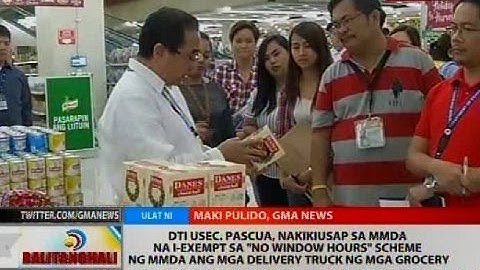 DTI Usec. Pascua, nakikiusap sa MMDA na i-exempt sa 