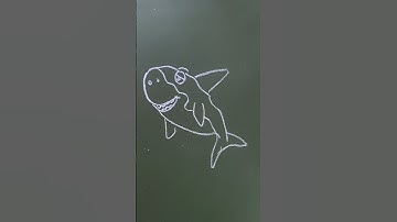 The perfect drawing of Shark does exist #shark #howtodraw #kidart #drawingideas