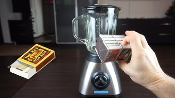 Experiment : Matchsticks vs Blender | Amazing Video | Crazy Man | 2021