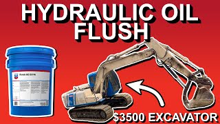 Changing Hydraulic Fluid on the Cheapest Excavator