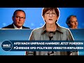 AFD: Nach dem Umfrage-Hammer! Jetzt fordern führende SPD-Politiker ein Verbotsverfahren