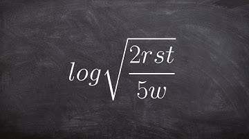 How to expand a logarithmic expression with multiple logarithms