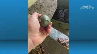 Grenades and mines found in Columbia Station home: Lorain County Sheriff shares photos