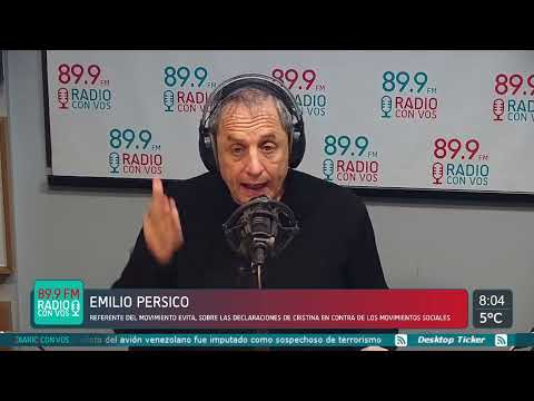 Emilio Pérsico dialogó en #YAQPA: “Molesta mucho que las organizaciones sociales hagamos política”