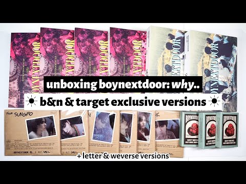 ☼ unboxing boynextdoor: why.. ☀︎ b&n & target exclusives