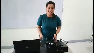 TM1 Demonstration About the Parts of DLP PROJECTOR