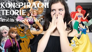 KONSPIRAČNÍ TEORIE | Frozen, ToyStory, Scooby-Doo, Simpsonovi a další | Just Justýna