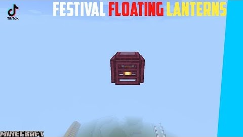 Festival Floating Lanterns😃 |Minecraft| Build Hack #short #shorts #minecraft #viralshorts