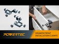 How to align drawer front panels perfectly with powertec 71181 drawer front installation clamps
