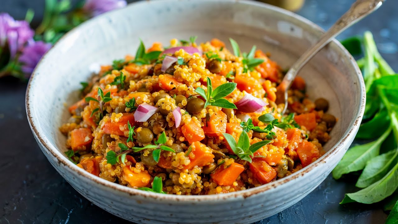 Rezept mit QUINOA und LINSEN verbrennt Bauchfett! Ich habe in einem Monat 25 kg abgenommen!
