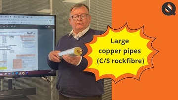 Firestopping Tested Detail: Large Copper Pipes with Continuous Sustained Rockfibre