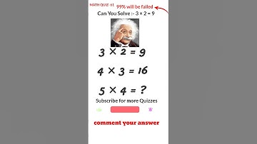 Only 1% can solve this ! | Math on youtube shorts quiz  #quiz #maths #solve #iamdisterb