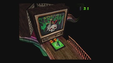 Gex 3D: Enter the Gecko - PS1 - #11 - Frankensteinfeld - Head Down the Ramp (Blind)