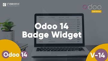 Odoo 14 Badge widget