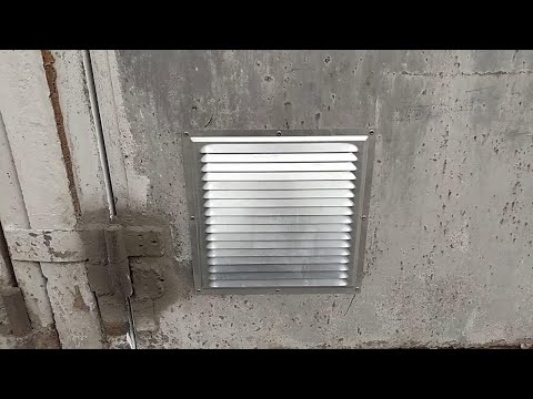 Видео: Естественная вентиляцию в гараже. [часть 2. Приток] (ventilation)