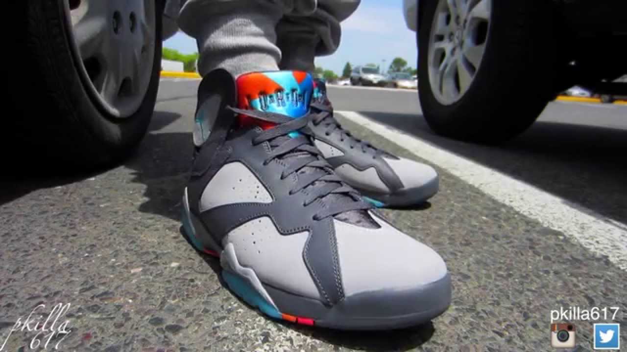 jordan 7 barcelona days on feet