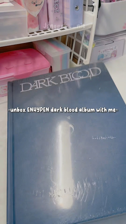 ^unbox ENHYPEN dark blood album with me^ #enhypen #darkblood