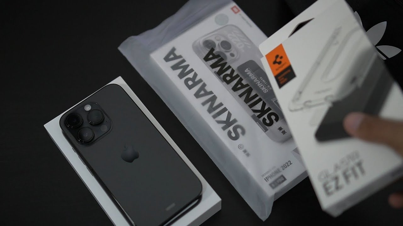 Unboxing iPhone 14 Pro Space Black + Accessories - YouTube