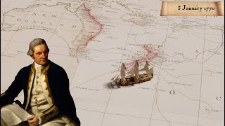 James Cook’s First Voyage Route