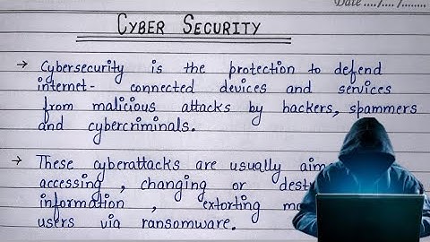 Cyber Security | 10 Lines on Cyber Security | Write an Essay on Cyber Security