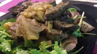 Оригинальный рецепт нежной КУРИНОЙ печени с яблоком Оригинальный рецепт нежной КУРИНОЙ печени с яблоком