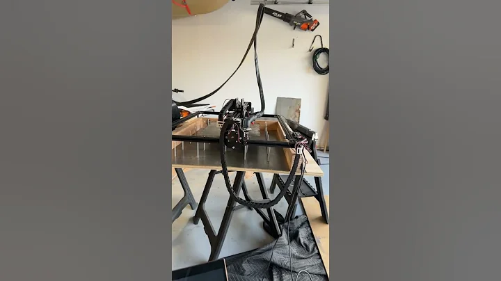 $100 CNC plasma cutter test. Subscribe for the build explaination