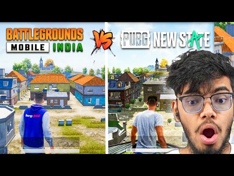 Top 10 Difference in PUBG NEW STATE And PUBG Mobile • BGMI vs PUBGM NEW STATE