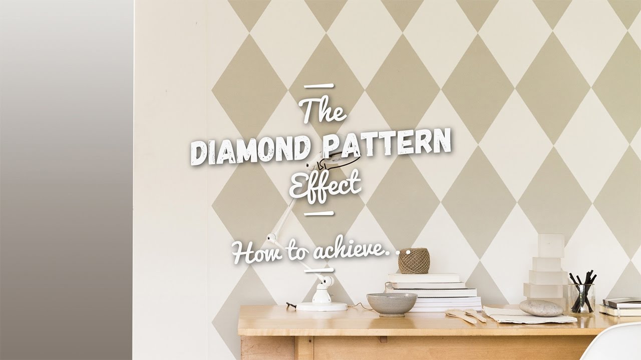 How to Paint a Diamond Accent Wall using ScotchBlue™ Painter's Tape