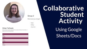 Collaborative Student Activity Using Google Sheets or Docs