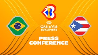 Brazil v Puerto Rico - Press Conference | FIBA Basketball World Cup 2023 Americas Qualifiers