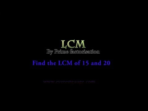 Finding LCM