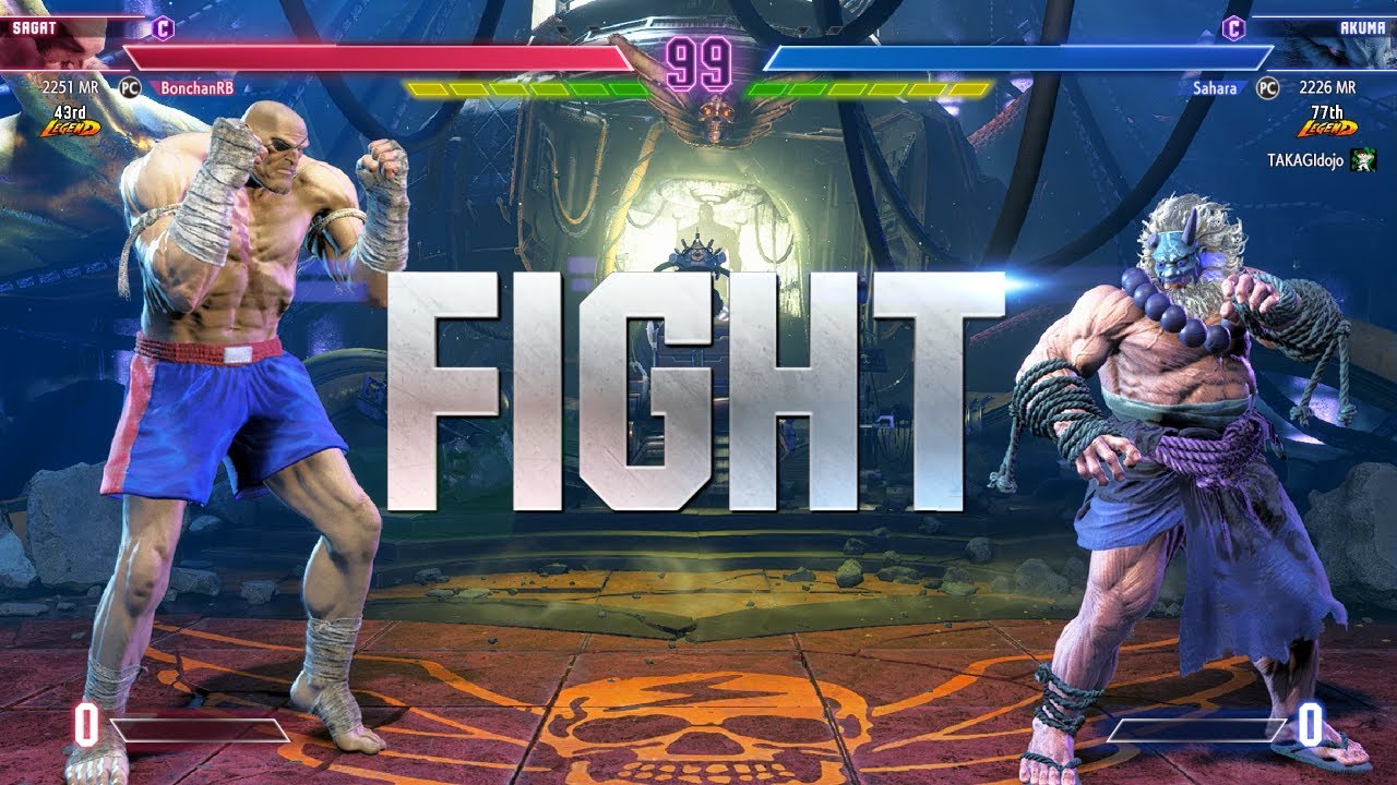 Street Fighter 6 🔥 Бончан (Сагат, занимающий 1-е место в рейтинге) против Сахары (Акума, занимающ...