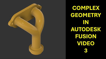 Autodesk Fusion Tutorial - Complex Geometry - Video 3