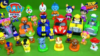 LOTS of Paw Patrol Surprise Toys Blind Bags Tracker Ultimate Rescue Top Wing Toys Unboxing