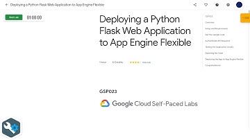 Qwiklabs | Deploying a Python Flask Web Application to App Engine Flexible [GSP023]