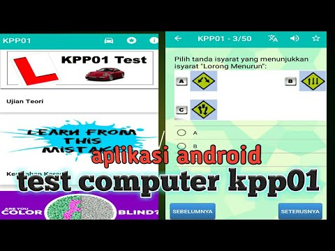 Kppo1 Contoh2 Jawapan Dan Soalan Ujian Bercomputer Kereta Dan Motosikal Youtube