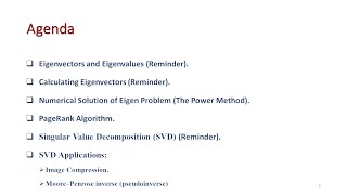 Day 2 Part 1_PowerMethod, PageRank, SVD for Image Compression and Pseudo-Inverse