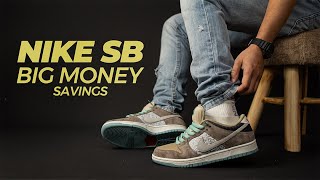 Nike SB Dunk Low Big Money Savings Lace Swap and On Feet Review.