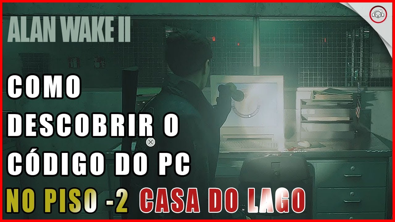 Miniatura do vídeo Alan Wake 2 DLC, Como descobrir o código do computador na Casa do Lago,, Piso -2 Centro de controle