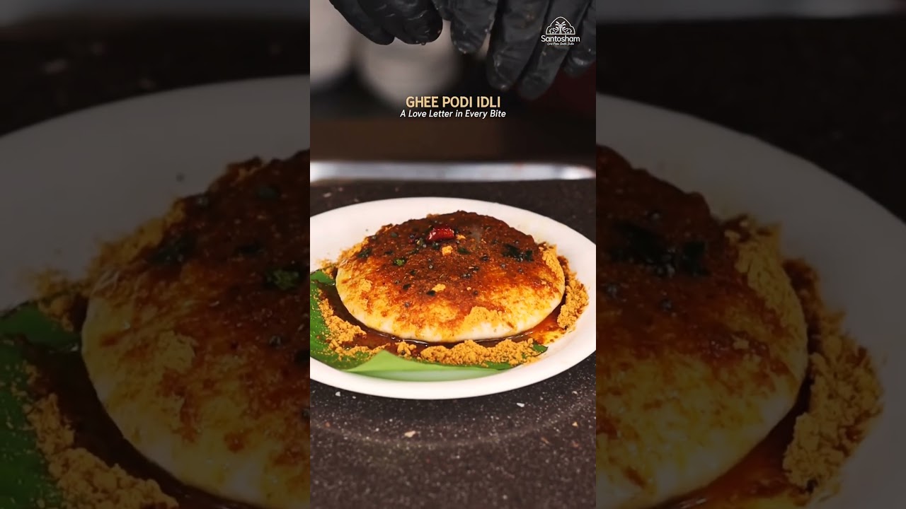 Ghee Podi Idli - A Love Letter in Every Bite ✨