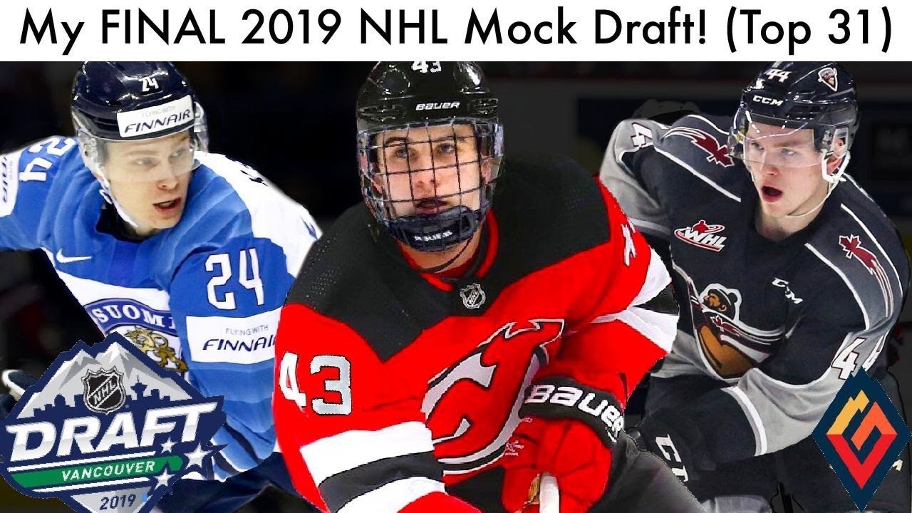 my nhl mock draft