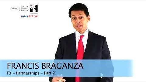 ACCA F3 Financial Accounting Session 10.2   Partnerships   Part 2