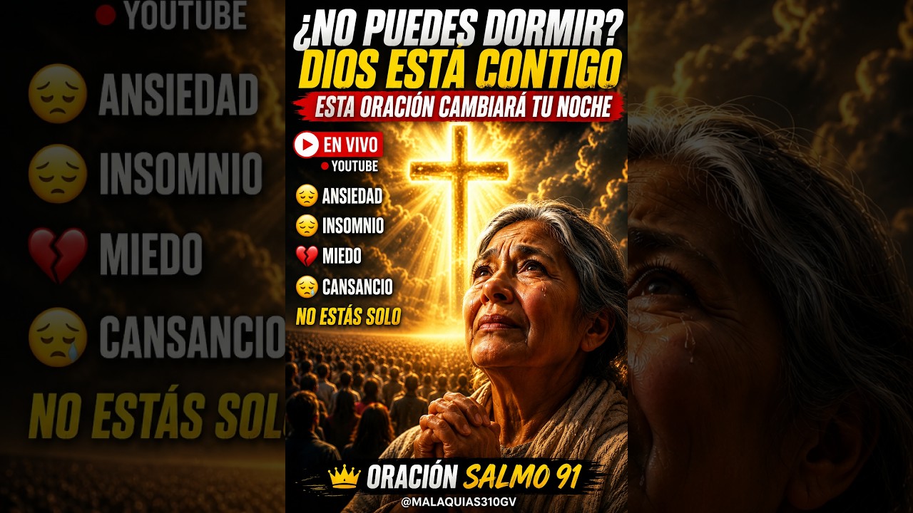 🔴 EN VIVO | ORACIÓN SALMO 91 PARA DORMIR EN PAZ Y ALEJAR TODA ANSIEDAD ...